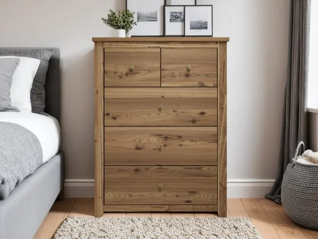 Photos - Other Furniture LPD Havana 32 Pine Wooden Chest of Drawers chestofdrawers 